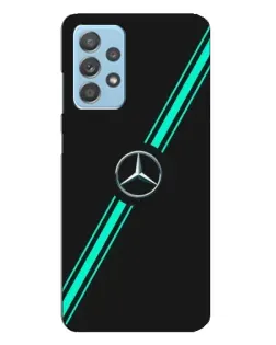 Чехол для Samsung Galaxy A23 с картинкой «Спортивные линии Mercedes»