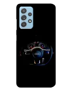 Чохол для Samsung Galaxy A23 з картинкою «Салон Audi — кермо»