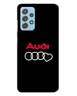 Чехол для Samsung Galaxy A23 с картинкой «Логотип Audi Heart»
