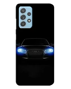 Чехол для Samsung Galaxy A23 с картинкой «Audi в неоне»