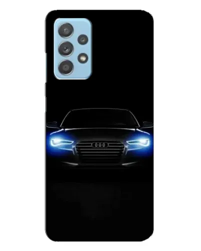 Чехол для Samsung Galaxy A23 с картинкой «Audi в неоне»