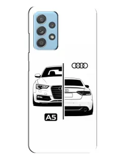 Чехол для Samsung Galaxy A23 с картинкой «Audi — контрастный дизайн»