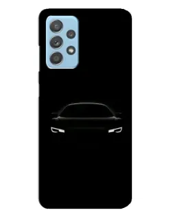 Чехол для Samsung Galaxy A23 с картинкой «Взгляд Audi в темноте»