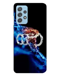 Чехол для Samsung Galaxy A23 с картинкой «Энергия лого Audi»