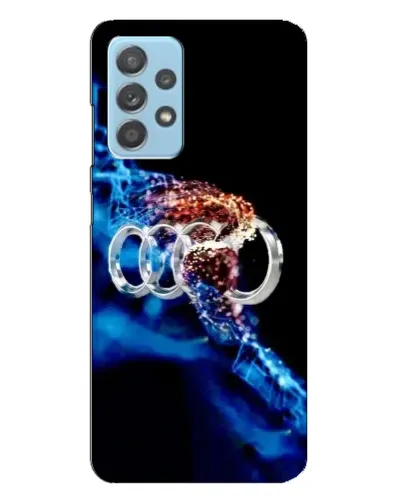 Чехол для Samsung Galaxy A23 с картинкой «Энергия лого Audi»