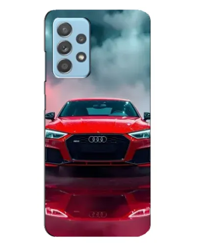 Чехол для Samsung Galaxy A23 с картинкой «Audi RS — красный стиль»