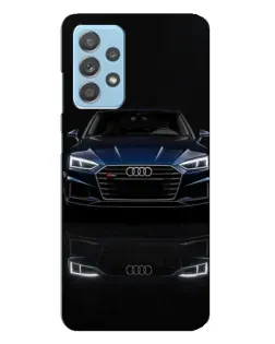 Чехол для Samsung Galaxy A23 с картинкой «Audi — ночное отражение»