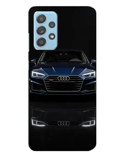 Чехол для Samsung Galaxy A23 с картинкой «Audi — ночное отражение»
