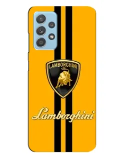 Чохол для Samsung Galaxy A23 з картинкою «Lamborghini Stripe жовтий»