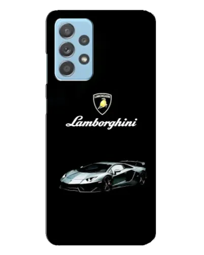 Чехол для Samsung Galaxy A23 с картинкой «Логотип Lamborghini классика»