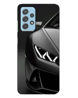 Чехол для Samsung Galaxy A23 с картинкой «Lamborghini фары детализация»