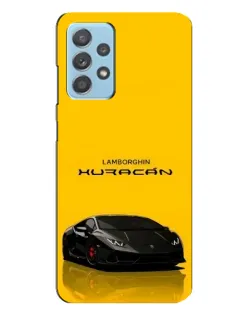 Чехол для Samsung Galaxy A23 с картинкой «Lamborghini Huracan черный»