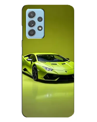 Чехол для Samsung Galaxy A23 с картинкой «Салатовый Lamborghini Huracan»