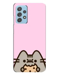 Чехол для Samsung Galaxy A23 с картинкой «Pusheen и печенье» Чехол для Samsung Galaxy A23 с картинкой «Pusheen и печенье»