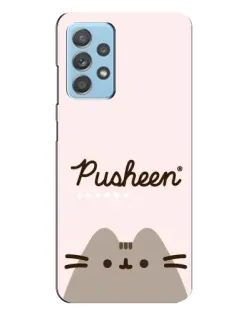 Чехол для Samsung Galaxy A23 с картинкой «Pusheen логотип»