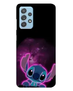 Чехол для Samsung Galaxy A23 с картинкой «Неоновый Stitch»