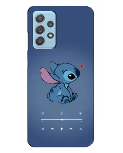 Чехол для Samsung Galaxy A23 с картинкой «Музыкальный Stitch»
