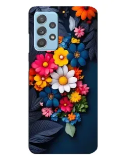 Чехол для Samsung Galaxy A23 с картинкой «Цветочная феерия»
