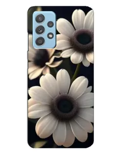 Чехол для Samsung Galaxy A23 с картинкой «Белые маргаритки макро»