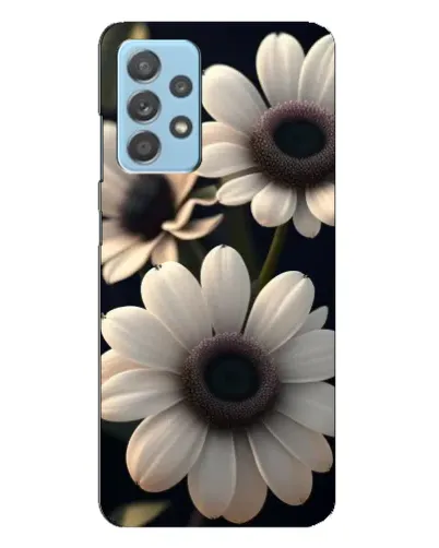Чехол для Samsung Galaxy A23 с картинкой «Белые маргаритки макро»