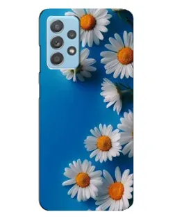 Чехол для Samsung Galaxy A23 с картинкой «Белоснежные маргаритки»