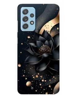 Чехол для Samsung Galaxy A23 с картинкой «Черный лотос»