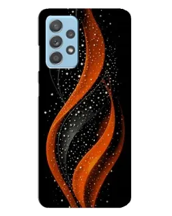 Чехол для Samsung Galaxy A23 с картинкой «Огненная звездная волна»