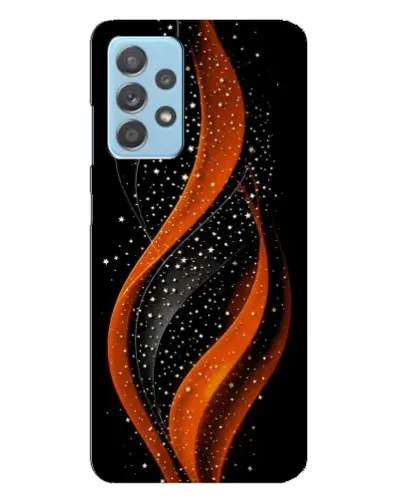 Чехол для Samsung Galaxy A23 с картинкой «Огненная звездная волна»