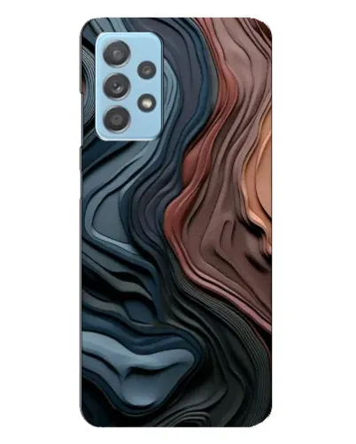 Чехол для Samsung Galaxy A23 с картинкой «Цветные волны каньона»