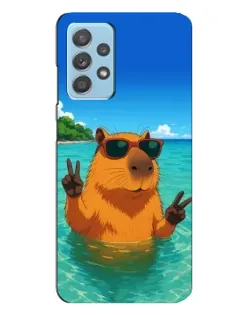 Чохол для Samsung Galaxy A23 з картинкою «Морська капібара»