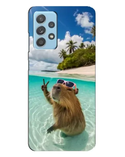 Чохол для Samsung Galaxy A23 з картинкою «Капібара на морі»