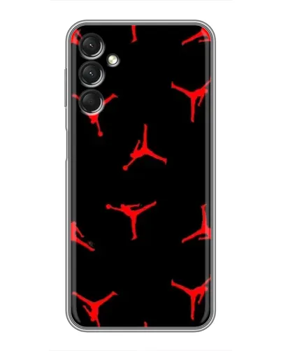 Чехол для Samsung Galaxy A24 с картинкой «Jordan Red Pattern» Чехол для Samsung Galaxy A24 с картинкой «Jordan Red Pattern»
