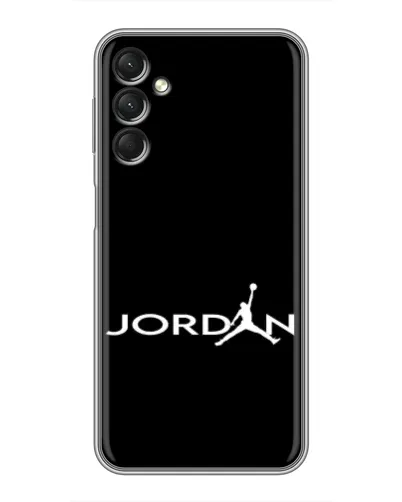 Чехол для Samsung Galaxy A24 с картинкой «Jordan White Logo» Чехол для Samsung Galaxy A24 с картинкой «Jordan White Logo»