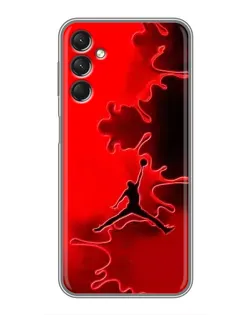 Чехол для Samsung Galaxy A24 с картинкой «Jordan Red Smoke»