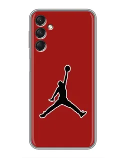 Чехол для Samsung Galaxy A24 с картинкой «Jordan Red Back»