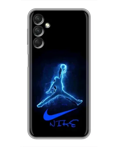 Чехол для Samsung Galaxy A24 с картинкой «Jordan Neon Blue» Чехол для Samsung Galaxy A24 с картинкой «Jordan Neon Blue»