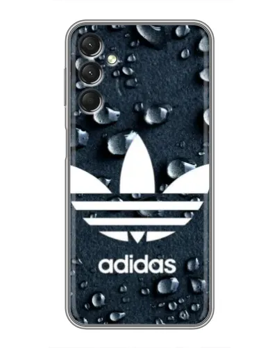 Чехол для Samsung Galaxy A24 с картинкой «Adidas Trefoil Blue» Чехол для Samsung Galaxy A24 с картинкой «Adidas Trefoil Blue»