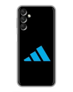 Чехол для Samsung Galaxy A24 с картинкой «Adidas Cyan Logo»