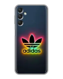 Чехол для Samsung Galaxy A24 с картинкой «Неоновый Adidas»
