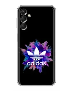Чехол для Samsung Galaxy A24 с картинкой «Взрыв красок Adidas»