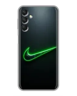 Чехол для Samsung Galaxy A24 с картинкой «Неоновый контур Nike» Чехол для Samsung Galaxy A24 с картинкой «Неоновый контур Nike»