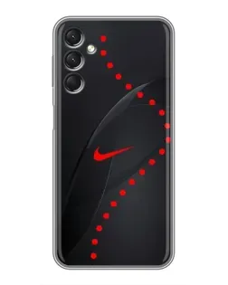 Чехол для Samsung Galaxy A24 с картинкой «Абстрактный дизайн Nike»