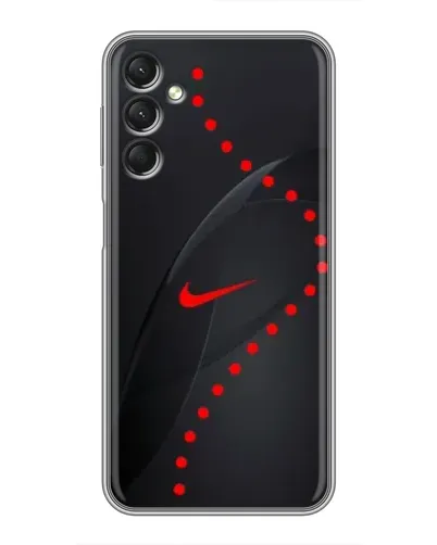 Чехол для Samsung Galaxy A24 с картинкой «Абстрактный дизайн Nike»