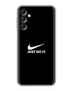 Чехол для Samsung Galaxy A24 с картинкой «Минимализм от Nike»