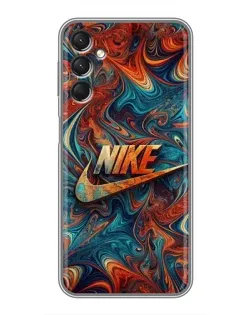 Чехол для Samsung Galaxy A24 с картинкой «Nike в абстракции»
