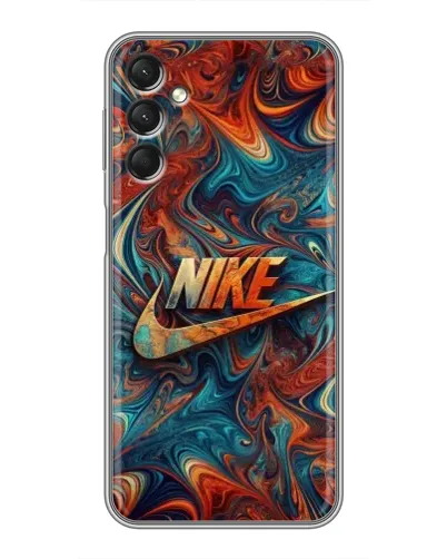 Чехол для Samsung Galaxy A24 с картинкой «Nike в абстракции»