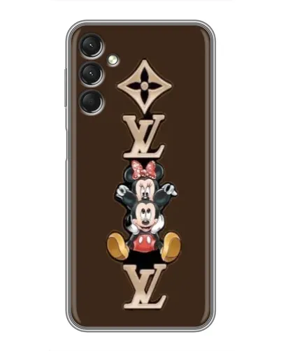 Чехол для Samsung Galaxy A24 с картинкой «LV и Микки Маус»