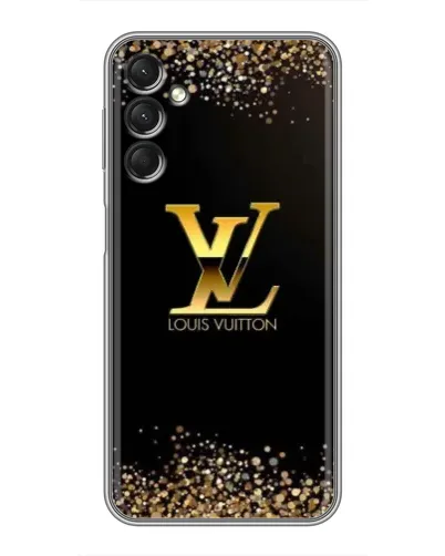 Чехол для Samsung Galaxy A24 с картинкой «LV — золотые искры»