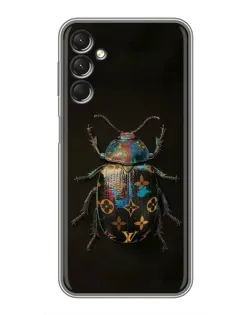 Чехол для Samsung Galaxy A24 с картинкой «LV — мраморный принт»