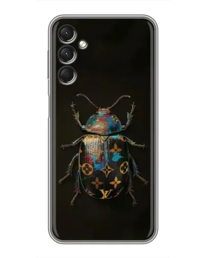 Чехол для Samsung Galaxy A24 с картинкой «LV — мраморный принт»
